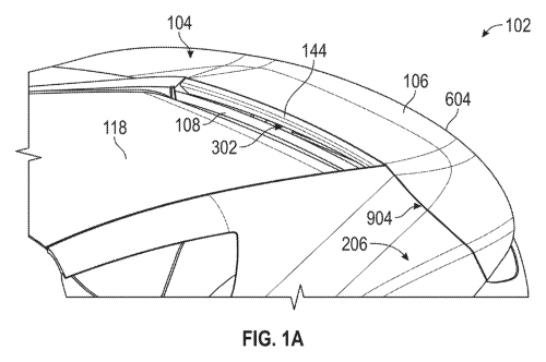 Tesla, Tesla patent shows new Roadster with a hidden 700 kg-downforce rear wing