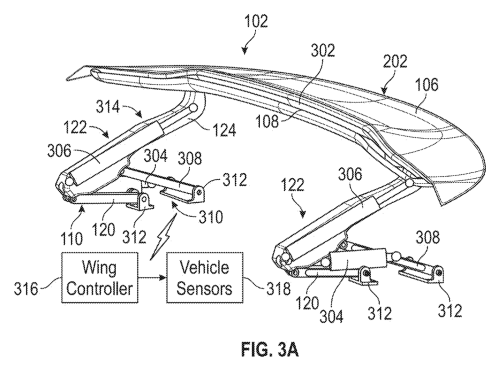 Tesla patent shows new Roadster with a hidden 700 kg-downforce rear wing