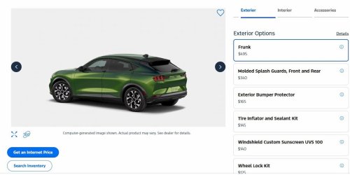 A free frunk? Ford says not so fast