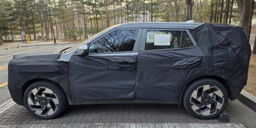 New Hyundai EV spotted that looks like the Crater SUV Concept