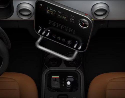 Ferrari, Ferrari reveals name and interior of its first electric car