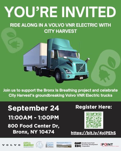 Volvo, The Bronx will be breathing easier with new Volvo VNR Electric