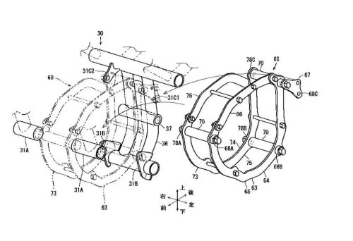 Kawasaki patent reveals new electric motorcycle with clever frame