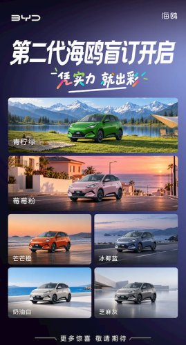 BYD launches pre-orders for new Seagull, its $10K EV gets bigger