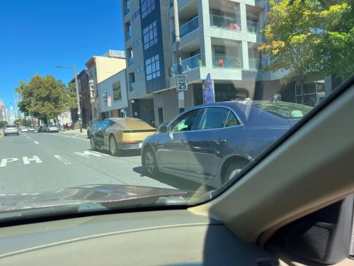 Tesla, Tesla Cybercab loses its entire door panel in a Philadelphia crash