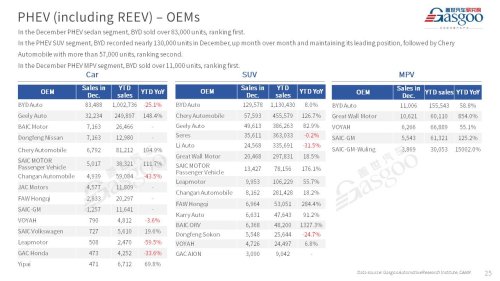【December 2025】China Passenger Vehicle Sales Analysis
