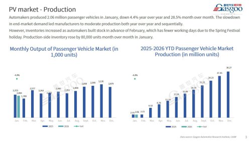 【January 2026】China Passenger Vehicle Sales Analysis