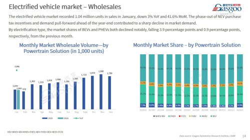 【January 2026】China Passenger Vehicle Sales Analysis