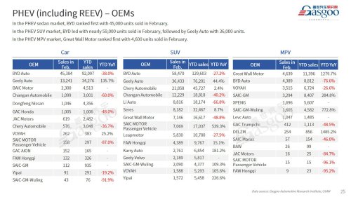 【February 2026】China Passenger Vehicle Sales Analysis