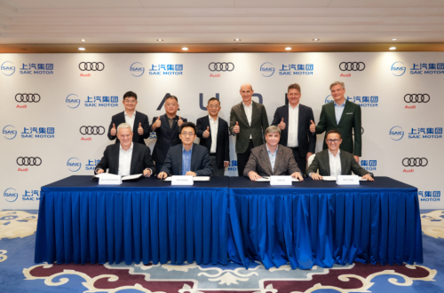 Audi, SAIC Motor deepen strategic alliance to accelerate China EV push