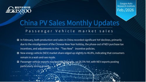 【February 2026】China Passenger Vehicle Sales Analysis