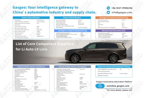 Li Auto's L9 Livis Core Component Supplier Overview: First Model to Feature Dual Mach Chips and Full By-Wire Chassis