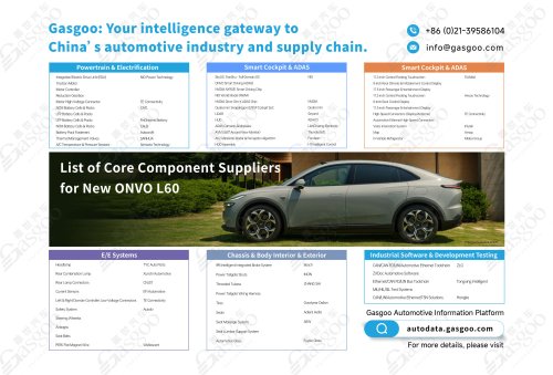 NIO, NIO's 900V Architecture and In-House Chips Power the New ONVO L60: A Look at Its Key Suppliers
