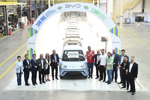 BYD's Brazil plant rolls out 100,000th NEV as workforce tops 5,500