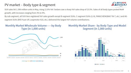 【May 2026】China Passenger Vehicle Sales Analysis