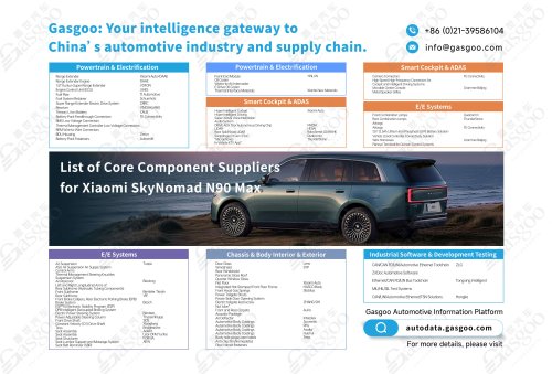Xiaomi, Who Powers This RMB 300,000-Class Large Seven-Seat REEV? A Look at the Key Suppliers Behind the Xiaomi SkyNomad N90 Max