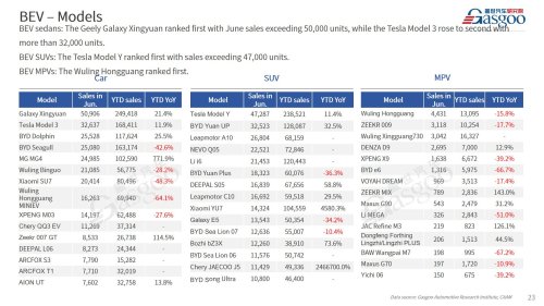 【June 2026】China Passenger Vehicle Sales Analysis