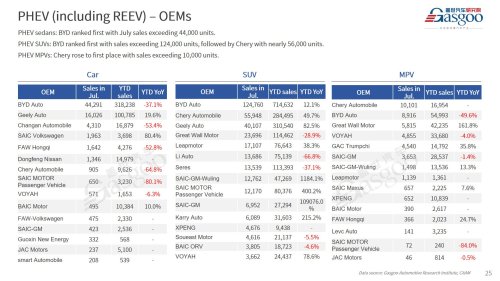 【July 2026】China Passenger Vehicle Sales Analysis