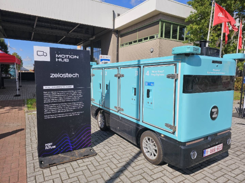 Zelos opens RoboVan experience center at Port of Antwerp-Bruges