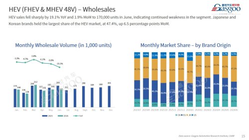【June 2026】China Passenger Vehicle Sales Analysis
