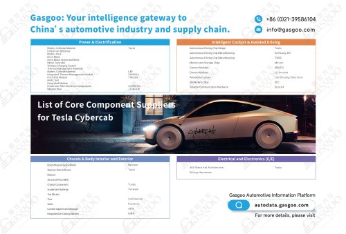 Robotaxi, Tesla Cybercab Enters Production: Key Suppliers Behind the Purpose-Built Robotaxi