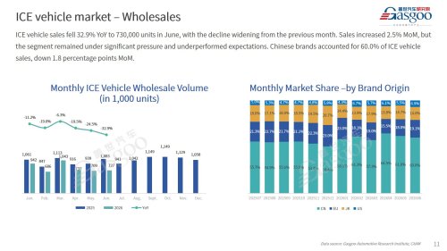 【June 2026】China Passenger Vehicle Sales Analysis