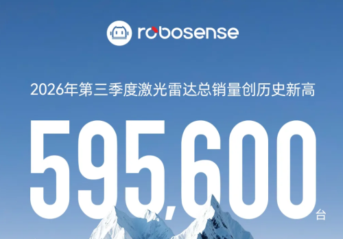 RoboSense' Quarterly LiDAR Sales Hit New High in Q3 2026