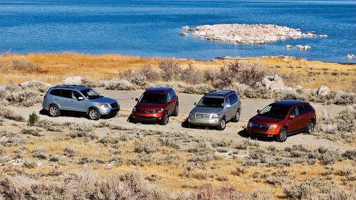 Ford, Ford Edge, Hyundai, Hyundai Santa Fe, Nissan, Nissan Murano, Toyota, Toyota Highlander, 2007 Ford Edge vs. Hyundai Santa Fe vs. Nissan Murano vs. Toyota Highlander Comparison Test
