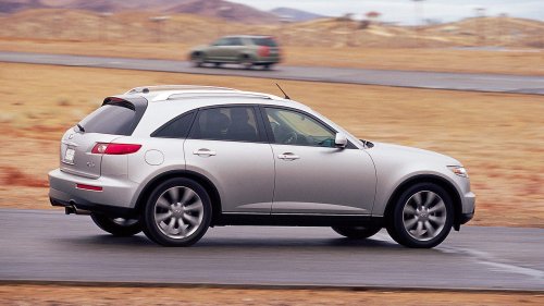 2003 Porsche Cayenne S vs. 2004 BMW X5, Infiniti FX45, and Cadillac SRX Comparison Test