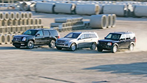 2007 Cadillac Escalade vs Mercedes-Benz GL450 vs Land Rover LR3 Comparison