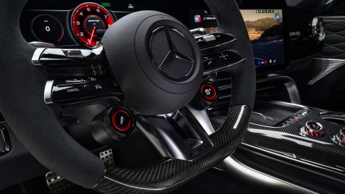 2027 Mercedes-AMG GT 4-Door Coupe EV First Look: Electric-Powered Techno-Muscle on Steroids