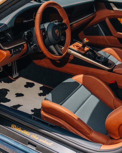 How Porsche Sonderwunsch Created Unique Denim Fabric for 'Toy Story 5' 911s