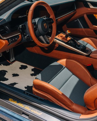 How Porsche Sonderwunsch Created Unique Denim Fabric for 'Toy Story 5' 911s
