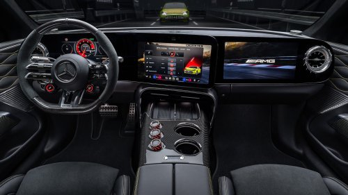 Mercedes-AMG GT, Mercedes-AMG GT 4-Door, 2027 Mercedes-AMG GT 4-Door Coupe EV First Look: Electric-Powered Techno-Muscle on Steroids