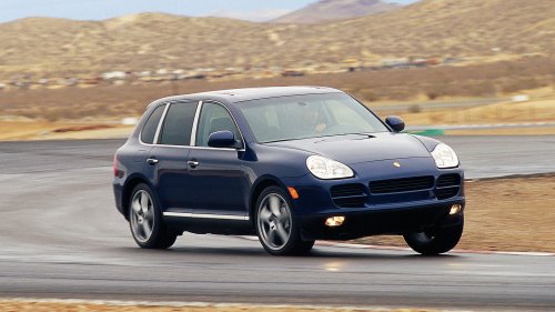 Porsche, Porsche Cayenne, BMW, BMW X5, Infiniti, Cadillac, 2003 Porsche Cayenne S vs. 2004 BMW X5, Infiniti FX45, and Cadillac SRX Comparison Test