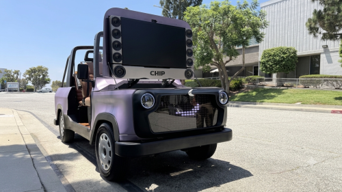 Driving Chip, the $18,000 Electric Low-Speed Vehicle That Talks and Can Park Itself