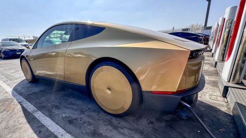 Tesla, We Caught a Tesla Cybercab Prototype Charging, and It Revealed More Than Expected