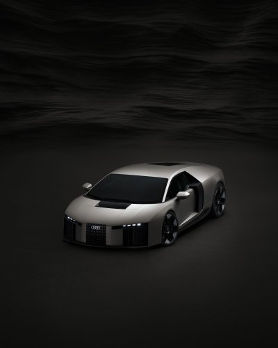 978-HP Audi Nuvolari Supercar Is a Hybrid with a Lambo V-8 Heart