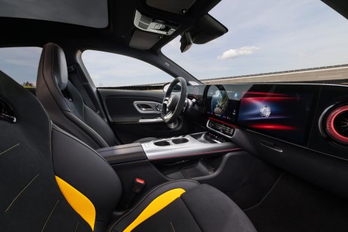 Mercedes, New Mercedes-AMG CLA45 Is a 680-Horsepower Tri-Motor Electric Car