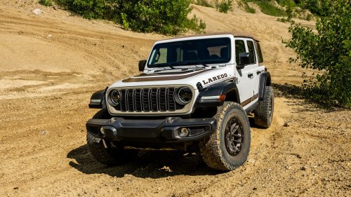 2027 Jeep Wrangler Laredo Gets Retro Style, 35s, and a Tan Top