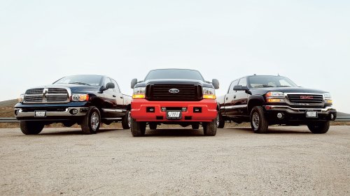 Ford, Ford F-250, Ford Sierra, RAM, 2004 Ford F-250 vs. Ram 2500 vs. Sierra 2500 HD: Diesel Truck Comparison Test