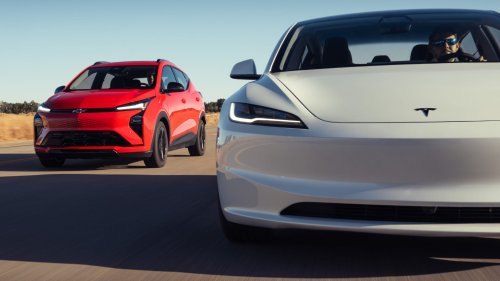 Tesla, Chevy, Tesla Model 3 vs. 2027 Chevy Bolt Comparison Test: Clash of the Affordable EVs