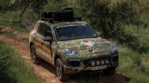 Porsche Joins Fight Against Rhino Poachers With Modified Cayenne