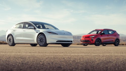 Tesla Model 3 vs. 2027 Chevy Bolt Comparison Test: Clash of the Affordable EVs