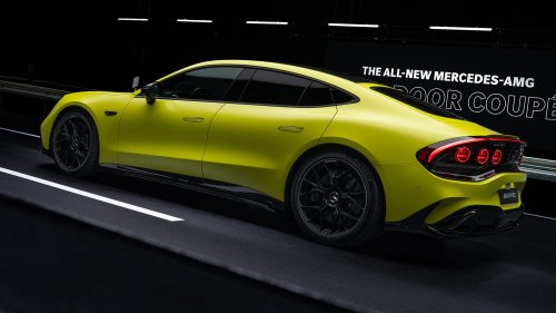2027 Mercedes-AMG GT 4-Door Coupe EV First Look: Electric-Powered Techno-Muscle on Steroids