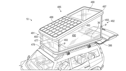Ford Bronco Patent Reveals Sleeping Platform, Rooftop Tent, and Camping Features
