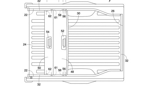 Nissan, New Nissan Patent Reveals Interesting Split Roll-Up Tailgate for Trucks
