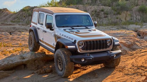 Jeep, Jeep Wrangler, 2027 Jeep Wrangler Laredo Gets Retro Style, 35s, and a Tan Top
