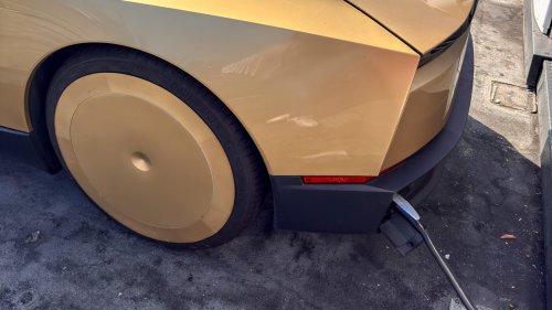 We Caught a Tesla Cybercab Prototype Charging, and It Revealed More Than Expected