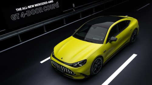 2027 Mercedes-AMG GT 4-Door Coupe EV First Look: Electric-Powered Techno-Muscle on Steroids